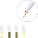 White Replacement Tips for JAMJAKE K10 Stylus Pen (4 Pack)