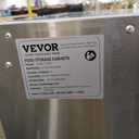 VEVOR Hot Box Food Warmer, 5-Tier Concession Warmer with Water Tray, 5 Pans, Single-Door and Adjustable Shelves, Stainless Steel Food Warmer Cabinet, Ideal for Storing Pizza, Chicken, Restaurant