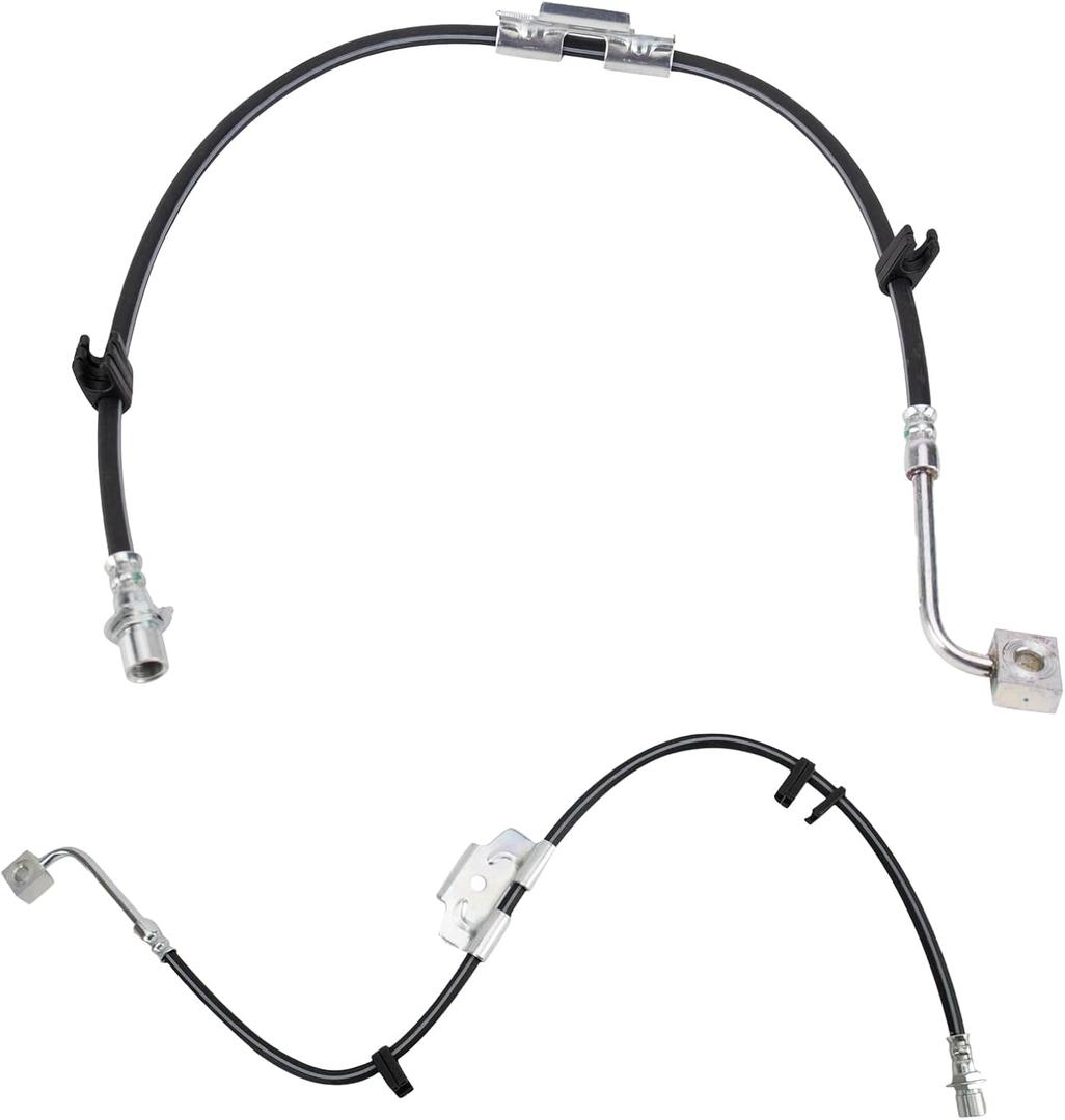 TRQ Front Brake Hose Set Compatible with 2003-2010 Dodge Ram 2500 3500 2011-2013 2011-2012
