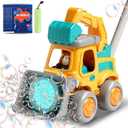 Bubble Machine Toddler Toys,CreatiMachi Vehicle Bubbles Lawn Mower Kids Toy,Ideal Gifts for 1,2,3 Year Old Boy,Girl,Baby Birthday,Easter,Rechargeable,Bubble Blower Summer Outdoor Push Toys,Yellow, Standard