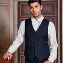 Bbalizko Mens Ruffle Tuxedo Shirt 80s Prom Ruffled Button Down Frill Pleated Ruche Long Sleeve Shirts Top (White, L)