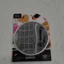 Jacent Dip & Dab 12X Magnification Cosmetic Mirror With Suction Cups, 5 Inch Diameter - 1 Pack