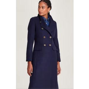 DARK BLUE COAT, L Size, Long Length, Warm