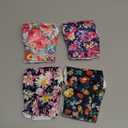 CuteBone Washable Female Dog Diapers 4 Pack Reusable Doggie Heat Diapers for Period FMG03XS (XS)