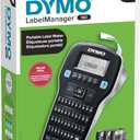 DYMO LabelManager 160 Label Maker Bundle with 3 D1 Label Cassettes, Portable Handheld, QWERTY Keyboard, One-Touch Smart Keys, Large Display, Home & Office Organization