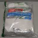 EnerWear 10P Pack Unisex Cotton Moisture Wicking Cushion Ankle Socks (White)