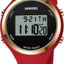 L LAVAREDO Watches for Women 3ATM Waterproof Outdoor Digital Sport Watches Stopwatch Wrist Watch with Alarm Clock, Gifts for Women/Girls