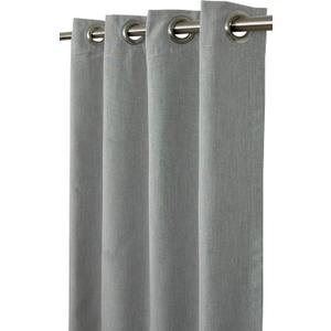 Outdoor/Indoor Sunbrella Curtain 84 inch x 50 inch with 8 Stainless Steel Grommets Canvas Granite