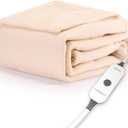 Sunbeam Royal Ultra Champagne Heated Personal Throw / Blanket, Cozy-Warm, Adjustable Heat Settings