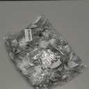 24Pcs Silver Glitter Poinsettia Christmas Tree Ornaments and Glitter Berries Stems, 16Pcs Christmas Artificial Flowers and 8 Pack Christmas Tree Picks for Wedding Holiday Decorations