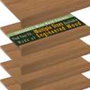 Wire Rack Covers for Shelves, Premium Engineered Wood Wire Shelf Covers for Pantry, Closet(5pcs, 24" W x 16" D), 24"W16"D