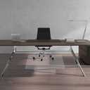 FuturHydro Office Chair Mat for Hardwood Floor, 36" x 48" Clear Computer Chair Mat, Plastic Rolling Chair Mats for Office, Home and Gaming Floors (with Lip)