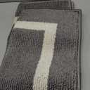 OLANLY Indoor Door Mat, 32x20, Non-Slip Absorbent Resist Dirt Entrance Mat, Washable Low-Profile Inside Entry Doormats for Entryway, Brown