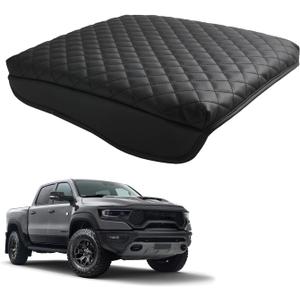 Center Console Cover for 2019-2025 Ram 1500 Center Console Cover, Armrest Cushion Pad Cover, PU Leather for 5th Ram 1500 Armrest Cushion Pad Cover Anti-Scratch for Ram 1500 Accessories (Height-enhancing)