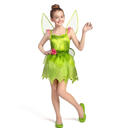 Spooktacular Creations Fairy Costume for Girls, Toddlers Green Fairy Costume Dress, Fairy Tutu Dress for Kids Halloween Party, 8-10 yrs, M Size