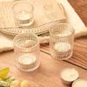 30 Pcs Votive Candle Holders, 2x2.5in Clear Glass Tea Light Candle Holder for Home, Votives for Fall Wedding Decor, Party, Christmas Decor & Gifts