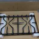 Upgraded WB31X27151 WB31X24736 Stove Grate Replacement for GE Stove Parts 19.6 x 10 Cast Iron Range Grate GE Range Surface Burner Grate General Electric Gas Cooktop Side Grate Rack