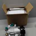 AC Compressor and A/C Clutch, A/C Ports 4 Grooves Replacement for Accent 1.6L 2006 2007 2008 2009 CO 10925C 10361991 1010925 60-02433NA