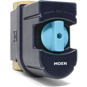 Moen Flo Smart Water Monitor and Automatic Shutoff Sensor, Wi-Fi Connected Water Leak Detector for 1-1/4-Inch Diameter Pipe, 900-002