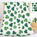 Luxury St. Patrick's Day Blankets,Fuzzy Warm and Cozy Throw Blanket for Couch,Seasonal Spring Holiday Blanket for Couch Bed Living Room 40"x30"