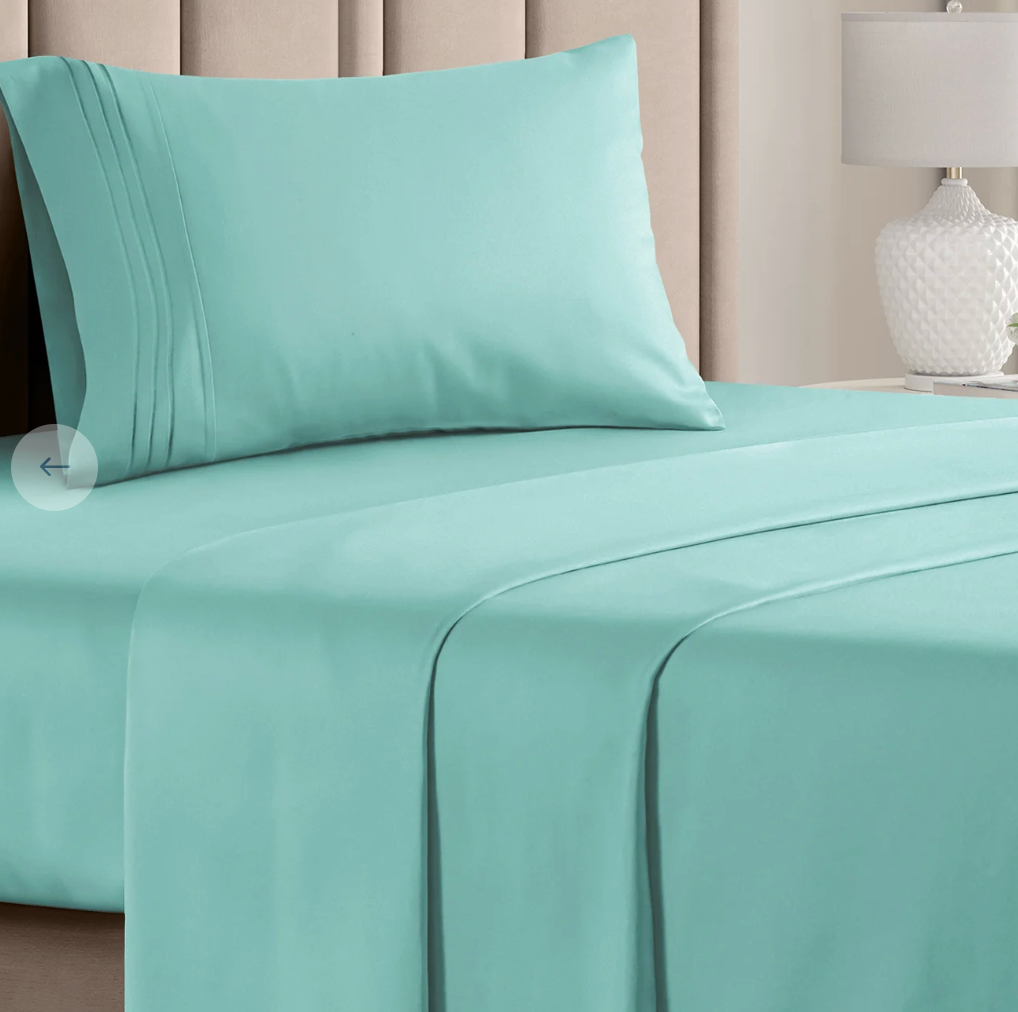 CGK Linens 4Pcs Twin Extra Deep Sheet Set