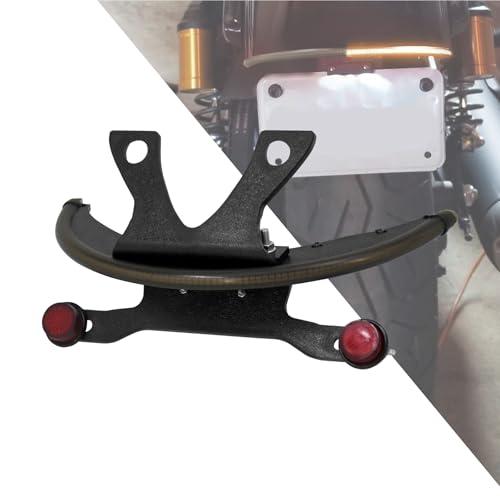 LED Fender Amber Smoked Lens Tail Light Bracket Fit for Victory Vegas 2003-2017