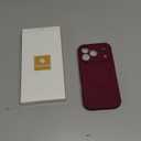 Miracase Magnetic for iPhone 17 Pro Case, Compatible with MagSafe, Integrated Silicone Camera Control Cover, 3.0mm Thicken Shockproof Drop Protection Phone Case for 17 Pro,Wine Red