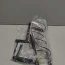 Winpull Garden Hose Holder Detachable Heavy Duty Metal Water Hose Hanger, Freestanding Hose Storage Stand Rack for Outside (Black)