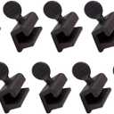 QCAA Single Small Sliding Window Security Lock, Aluminum, Oil Rubbed Bronze, 8 Pack, Made in Taiwan