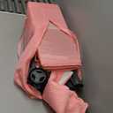 JOYMOR Baby Bedside Bassinet, Baby Bassinet, Pack n Play Convert Playpen, Quick Foldable Travel Bed, Wheels & Brake, Carry Bag for Boys Girls (Pink)