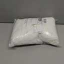 Home Brilliant White Curtains Semi Sheer Curtain Panels Stripes Window Treatments for Bedroom Living Room, 2 Panels, 54" x 72 inches Long