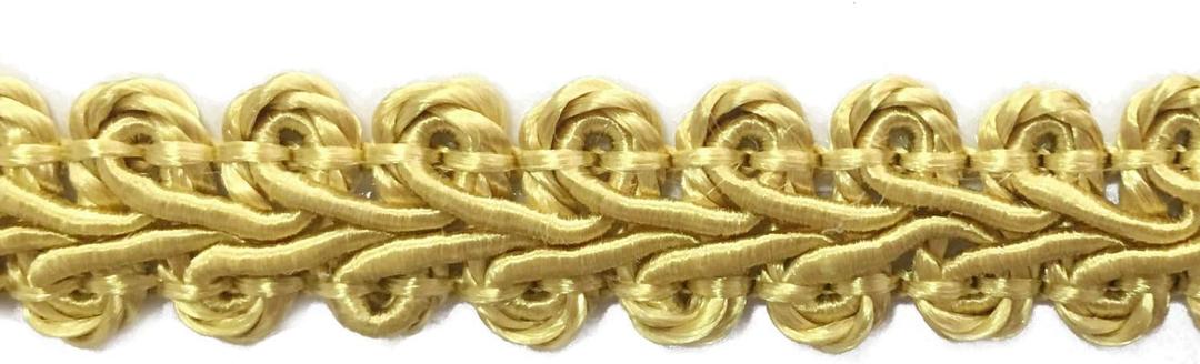 BEL AVENIR Braid Trim 1/2 inch 13.6 Yards French Gimp Basic Sewing Polyester DIY Crafts Costume Home Decorative (Gold)