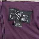 Alex Evenings Women's Plus Size Tea Length Jacket Dress with Sequin Beaded Trim, Eggplant, 22W