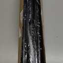 Shower Curtain Rod Adjustable 43-78 inch, 1"Diameter Spring Tension Curtain Rod No Drill, Anti-Rust Non-Slip Shower Rod, Black Shower Curtain Rod for Bathroom Tension