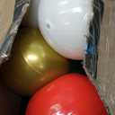 YONTUS 9 Inches Blow up Christmas Ornaments, Inflatable Christmas Balls Outdoor, Christmas Decorations for Porch (8 Pcs)