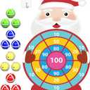 30" Christmas Games Toys Gifts for Kids, Large Santa Claus Dart Board Game, Christmas Party Supplies Indoor Outdoor Decor, Xmas Birthday Gifts for Boys Girls, Kids Party Favors Stocking Stuffers