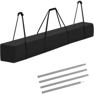 Aidetech Tent Pole Bag for Party Tent, 600D Oxford Fabric Portable Camping Storage Bag- 83x12x12 in, Black