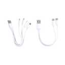 Charging Cable USB Splitteble High-Speed Charging Support Cord with 2/4 Type Male Port