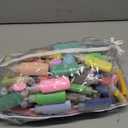 Wettarn 120 Pcs 1.25 oz Sand Art Bottle Kits 60 Colors of Sand and Bottle for Rangoli Art Painting DIY Drawing Favor Diwali Wedding Decoration Vase Glass Crafty Collection (Multicolor)