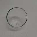 WGVI Clear Slant Cut Bowl Glass Vase, Glass Terrarium, Candy Dish, Glassware, Slant Open: 7". Height: 6" x 2.7". Base: 4" (1 Piece)