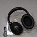 iLive Active Noise Cancellation Bluetooth Headphones, Adjustable Headband, Includes 3.5mm Audio Cable, Black (IAHN40B)
