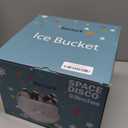 9.8 Inch Disco Ball Ice Bucket, Mirror Silver Cooler for Wine, Beer & Champagne, Perfect Retro Party Accessory