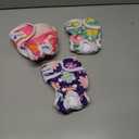 Pet Soft Washable Female Diapers (3 Pack) Female Dog Diapers, Comfort Reusable Doggy Diapers for Girl Dog in Period Heat (Bloom, S) (Small:10''-14'')