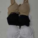 Coobie Comfort Bra (Medium, Black,white,light Nude)