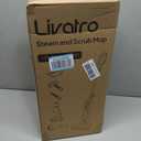 Livatro Steam Mop for Floor Cleaning with Rotating Scrubbing Pads Steamer