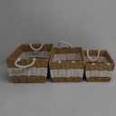 Home & Garden, KEY LARGO BASKETS, VARIOUS SETS L 16x12x7.5 M14x10x7 S12x8x6 In