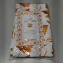 Romanstile Fall Rectangle Tablecloth 60 x 120 Inch,Thanksgiving Autumn Harvest Orange Maple Leaf Table Cloths, Stain Resistant Farmhouse Table Cover for Thanksgiving Holiday Dinner Party