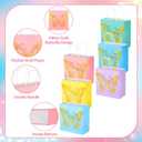 MotiMind 24 Pcs Butterfly Party Favors Bags with Gold Glitter 3D Butterfly Decor and Handles Goodie Gift Paper Treat Candy Bags for Birthday Bridal Shower Baby Shower Party Supplies