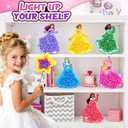 Gooidea 10PCS Poke Arts and Crafts for Girls Classical Princesses Poking Art, Mess-Free DIY Craft for Kids DIY Creative Activities Pretend Play Toy Gifts for Kids Age 4-9