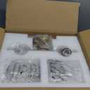 VONLUCE Bathroom Light Fixtures, 2-Light Vanity Light with Globe Glass Shades E26 Sockets, Bathroom Lights Over Mirror for Bedroom Hallway Living Room, Gold Finish